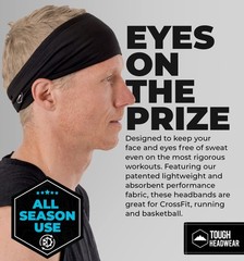 Tough Outfitters Headband for Men Mens Headbands Working Out Sports Perform…