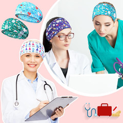 30 Pcs Nursing Headbands for Women Cna Non Slip Nurses Hair Bands with Buttons f