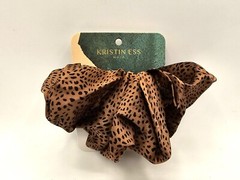 Kristin Ess Hair: The Oversized Satin Scrunchie Cheetah -2 Pk. New!