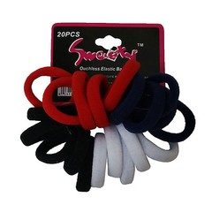 [SWEETY] 120 PCS Small Ponytail Hair Holder Scrunchies Elastic Ties
