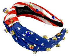 American Flag Headbands for Women Girls Independence Day 4th of July