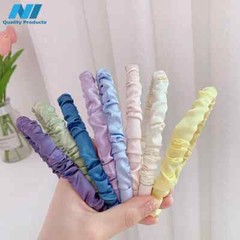 N1 Wrinkled Hairband Casual Design Women’s Hair Hoop Headband, Hair Accessories