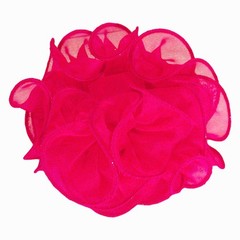 Chiffon Ruffled Jaw Clip Claw Hair Bow 30 Colors