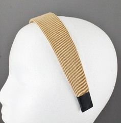 Light Brown corduroy headband 1.25″ wide hair band accessory cord fabric camel