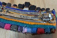 VTG 89s 90s Guatemalan Worry Dolls Hair Clip Barrette Colorful 3” Travel Women
