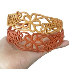 Yazon 6pcs Floral Openwork Headbands Set for Girls Women, Elegant Lace Design 6