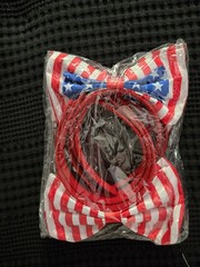 4Th of July Headbands USA Patriotic American Flag Red White Blue Stars pk Of 6