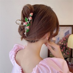 2Pcs Hair Claw Clips for Women Thick Hair Red Strawberry Fashion Hair Clips S…