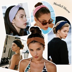 HSEM Headbands for Women, Wide Elastic Head Bands, Non-Slip Thick Hair Bands, Sp