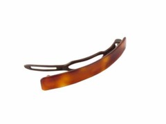 Speert Authentic Hand Made Swiss European Barrette Style 403 Tortoise Brown Gold