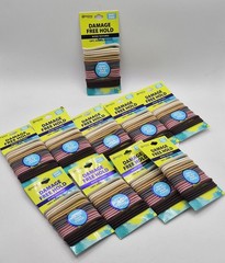 180pcs Hair Elastics Damage Free Mixed Textures Expressions (10 Pacjs Of 18)
