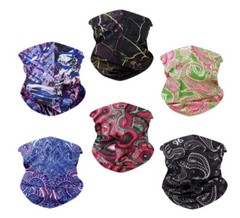 Toes Home 6PCS Outdoor Magic Headband Elastic Seamless Bandana Boho Series