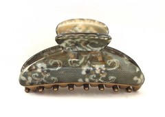 Shipping Free French Hair Claw Clips 3 Inch Green Tortoise Shell Clip C9