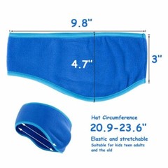 Winter Sports Ear Warmer Headband Running Fleece Thermal Earband for Women Men