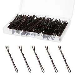 XLIUAX 150 Count Mini Bobby Pins, 1.38 Inch Small Bobby Pin Curved Waved Hair…