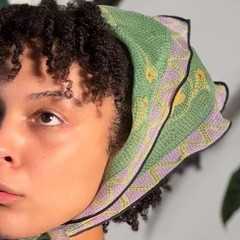 Sheer garden fairy hair scarf