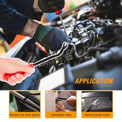 GOOACC 501PCS Car Clips Fastener Kit Bumper Door Trim Rivet Remover Set GRC140