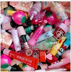 MASSIVE LOT (150 PCS) Hair Accessories Headbands Lipgloss Balm Tint Blush Party