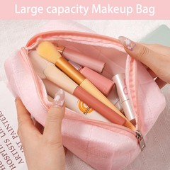 Skincare Wash Spa Headband and Wristband Set Quilted Makeup Bag Blank Cards G…