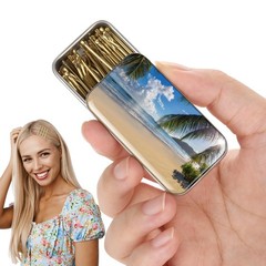 Blonde Bobby Pins, Pain-Free Hair Clips, Best 1 Count (Pack of 1), Golden -06