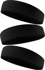 Sweatbands Sports Headband for Men & Women – Terry Cloth Moisture-Wicking Sports