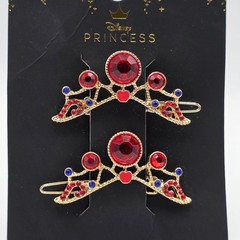 Disney Snow White Crown Barrette Set New