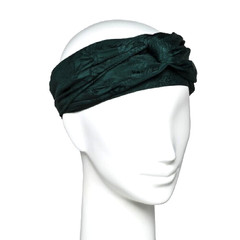 NWT A New Day Dark Green Solid Print Twist Front Headband OS