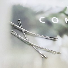50 Silver Jumbo Bobby Pins, 3.34 Inch Metal Hair Clips Hair Pin Bobby-Pins