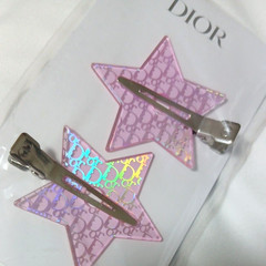 Dior Hair Clip Hairpin Backstage Pink Star 2026 Japan Store exclusive New