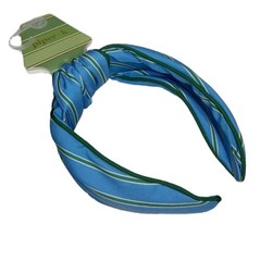 Piper Blue and Green Headband. NWT. One Size. Preppy. Classic. Stripe