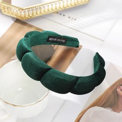 Solid Velvet Women Wavy Braided Retro Cute Wide Twist Casual Hair Headband