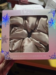 Cloud 9 Satin Pillow 7 Inch Gold Hair Scrunchie 1 Pc NIB. T129