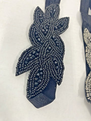 3 pack 1920s head band piece elastic beads formal sparkle STRETCH BRAND NEW