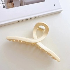 New Women Elegant Geometric Bow Hair Claws Vintage Simple Hair Clip Grab Large