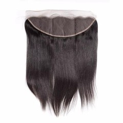 13″x4” Cap Lace Frontal Hairline 100% Human hair Closure Hair Topper, 10in~20in