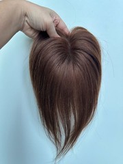 3.5″x3.5″Front Lace Touch fastener Hook&loop 100% Human Hair Headtop Topper 10″