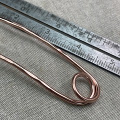 Metal Hair Stick Artist Made Copper