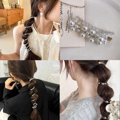 4Pcs No Damage Soft Elastic Spiral Hair Ties, Twisted Hair Wire Pony Hairwire…