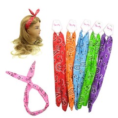 6 Assorted Bunny Rabbit Ear Wire Headbands for Women Girls Head wrap Hairbands