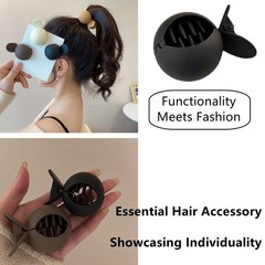 Pony Tail Clip 2 Pack Creative Fish Claw Korean Style Nonslip Hair Clamp Women