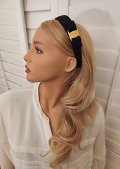 Salvatore ferragamo Vara Ribbon Headband Hair Accessory Navy Blue
