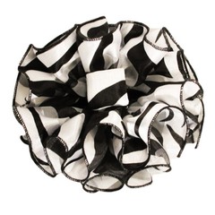 Print Ruffled Jaw Clip Claw Hair Bows