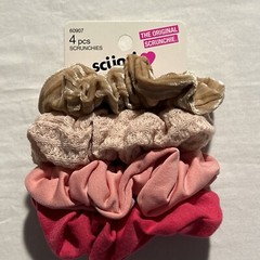 Scunci 4 Pcs Scrunchies Pinks/Browns – NIP