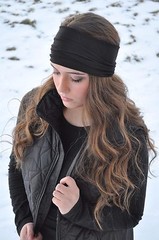 Womens Wide Headband 3 For $14.95 Stretch Girls Hair Black Gray Pink Purple
