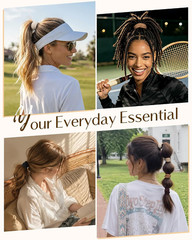 Seamless Nylon Hair Ties for Strong Hold, No Crease & Long-Lasting | Ponytail Ho
