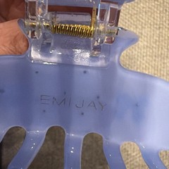 NEW Emi Jay Sweetheart Clip In Blue Ribbon