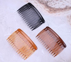6 Pieces Women Hair Comb Accessories French Hair Side Combs Plastic Twist Decor