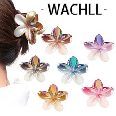 12 PC Flower Clip Claws Large Hawaiian Thick Hair Grip Strong Hold Nonslip Clips