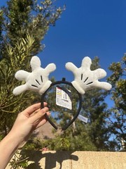 Tokyo Disney sorcerer Mickey Mouse Gloves Ears Headband Disneyland Fantasia new