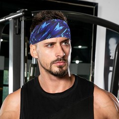 Workout Headbands Yoga Running Moisture Wicking Sports Sweatbands for Men Women